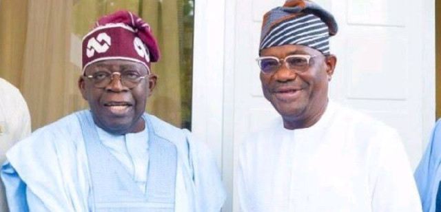 Nyesom Wike and President Bola Ahmed Tinubu